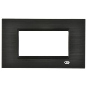 Günsan Domino Siyah & Siyah Çerçeve / Çıtası Krom- 4M