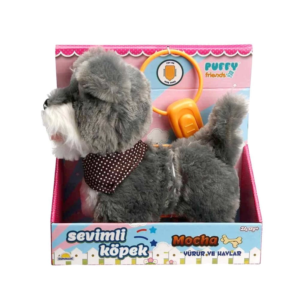 Çocuk 02859 Sevimli Sesli Köpek Mocha -Sunman