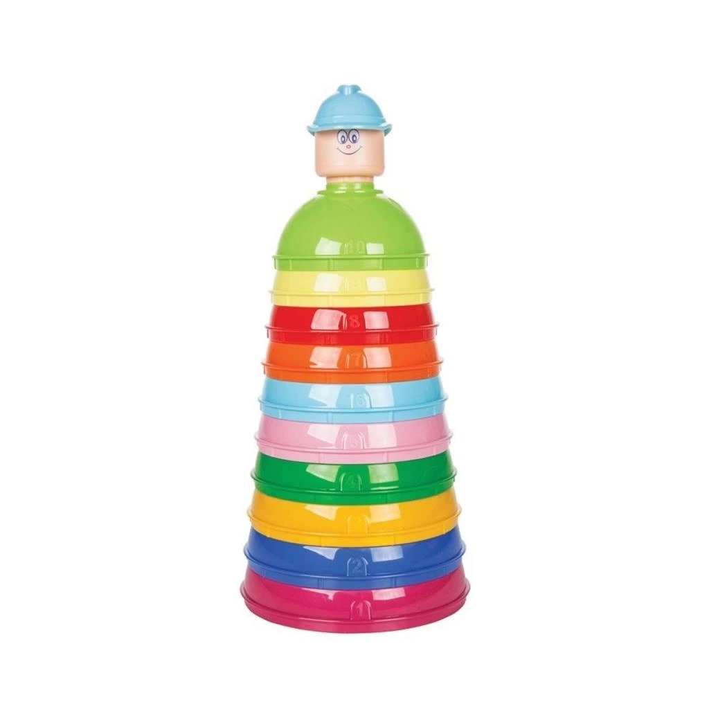 Eğitici Renkli Kaplar Kule Oyunu Bebeklerde Dikkat ve Motor Gelişim İçin Etkili - Görsel 3