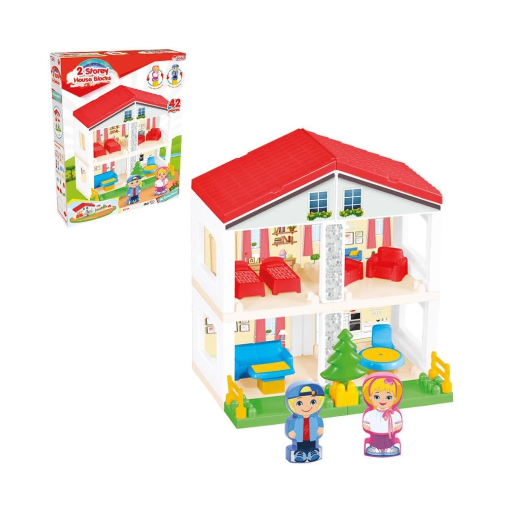 03234 İki Katlı Ev Bloklar -Dede