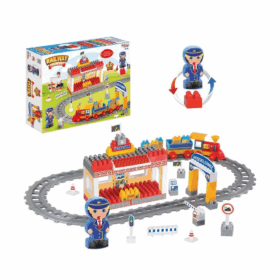 Çocuk 03258 Dede, Raylı Tren Blok Seti 65 Parça