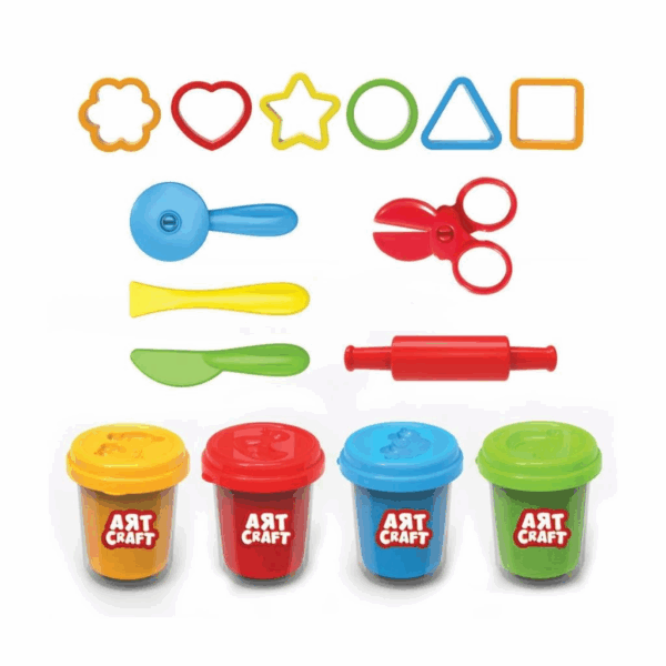 03293 Art Craft Geometrik Çantalı Hamur Seti -Dede - Görsel 2