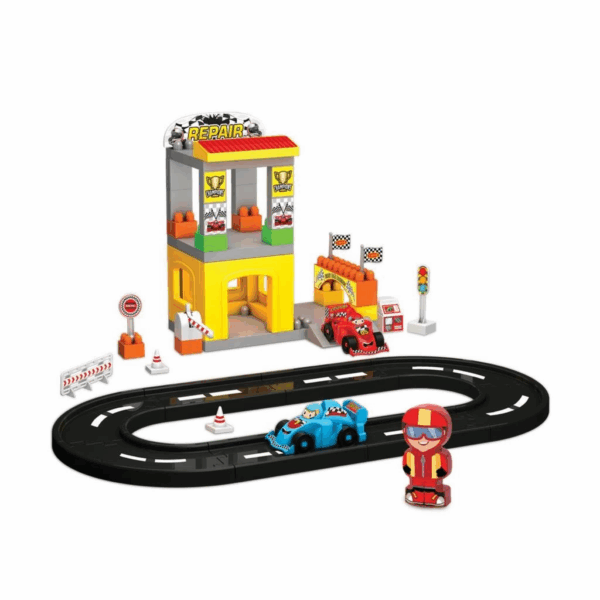 Çocuk 03321 F1 Yol Blok Seti -Dede - Görsel 2