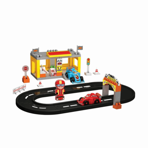 Çocuk 03321 F1 Yol Blok Seti -Dede - Görsel 3