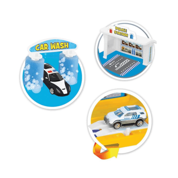 Çocuk 03371 Polis İstasyonu Garaj Seti -Dede - Görsel 4