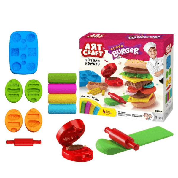 Çocuk 03554 Dede, Hamburger Hamur Set 200 gr
