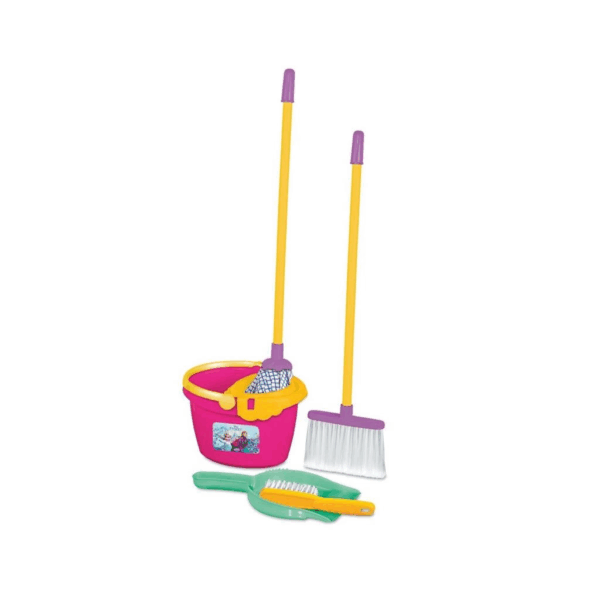 Çocuk 03596 Frozen Temizlik Arabası -Dede - Görsel 2