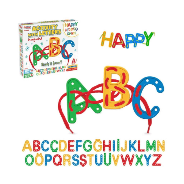 Çocuk 03673 Harflerle Aktivite 140 parça -Dede