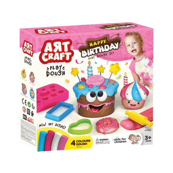 Çocuk 03683 Art Craft Doğum Günü Hamur Set 200 gr