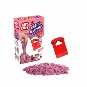 Çocuk 03688 Aksesuarlı Pembe Kinetik Oyun Kumu 500 gr -Dede