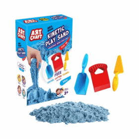 Çocuk 03691 Aksesuarlı Mavi Kinetik Oyun Kumu 1000 gr -Dede