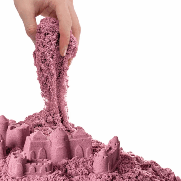 Çocuk 03693  Aksesuarlı Pembe Kinetik Oyun Kumu 1000 gr -Dede - Görsel 3