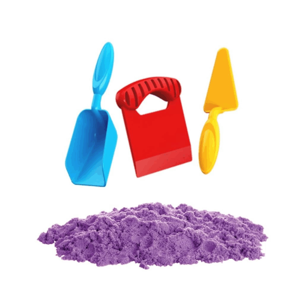 Çocuk 03694 Aksesuarlı Mor Kinetik Oyun Kumu 1000 gr -Dede - Görsel 2