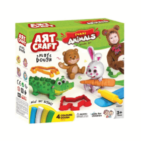 Çocuk 03697 Art Craft Eğlenceli Hayvanlar Hamur Set 200 gr