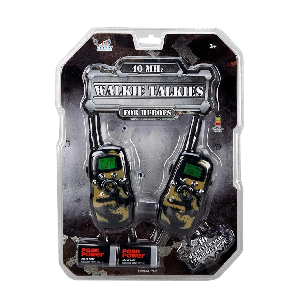 Çocuk 0378 Walkie Talkie Askeri Telsiz Seti - Görsel 2