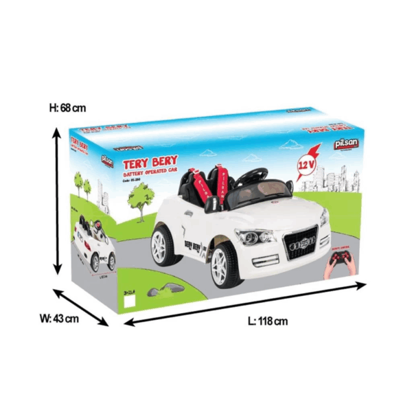05 280  Tery Bery Akülü 12 Volt Uzaktan Kumandalı Araba / +3 yaş - Görsel 3