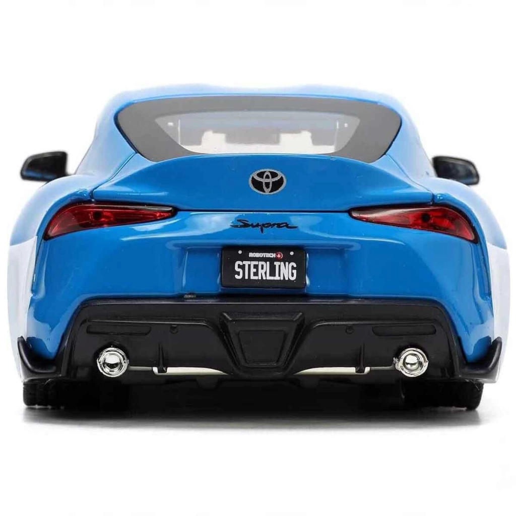Çocuk 1:24 Jada Robotech M Sterling 20 Toyota Supra Mavi - Görsel 4