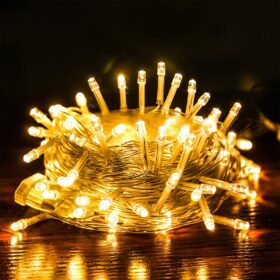 10 Metre 100 Ledli 8 Fonksiyonlu Dekoratif Lambader Sarı Lamba (K0)