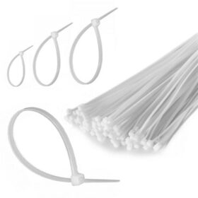 100 Adet Plastik Cırt Kelepçe Kablo Bağı Kablo Düzenleyici-4.8 X 380 MM (K0)