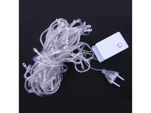 100 Ledli Beyaz Yılbaşı Ağacı Işığı Led Ampül (K0) - Görsel 2