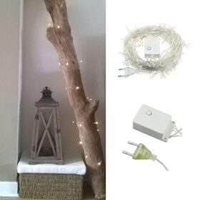 100 Ledli 8 Fonksiyonlu 10 Metre Led Aydınlatma Dekor Lambası (beyaz) (K0)