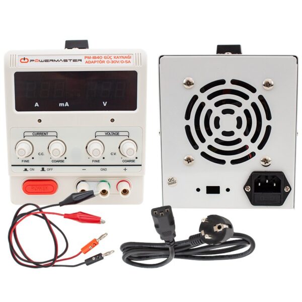 0-30 VOLT / 0-5 AMPER ARASI DC GÜÇ KAYNAĞI ADAPTÖR (K0) - Görsel 3
