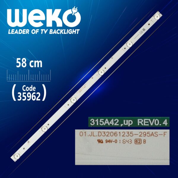 01.JL.D32061235-295AS-F - 6 LEDLİ 57,7 CM (K0)