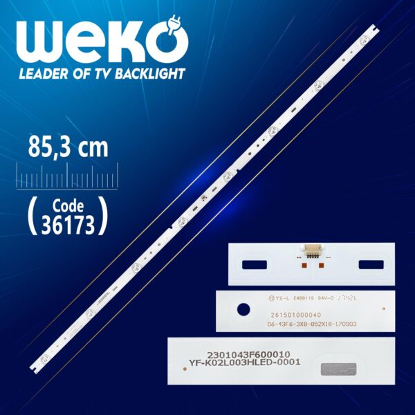 06-43F6-3X8-852X18-170903 8 LENSLİ  85.3 CM (K0)