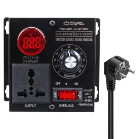 10-100V AC 4000 WATT 15A HIZ IŞIK KONTROLÜ MOTOR SÜRÜCÜ VOLTAJ REGÜLATÖR (K0)