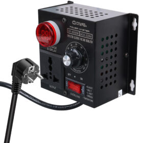 10-100V AC 4000 WATT 15A HIZ IŞIK KONTROLÜ MOTOR SÜRÜCÜ VOLTAJ REGÜLATÖR (K0)
