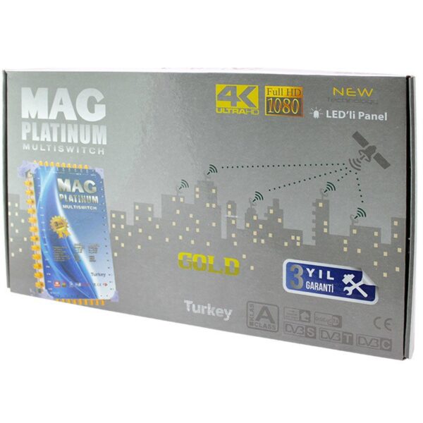 10*32 KASKATLI UYDU SANTRALİ MAG PLATINUM (K0) - Görsel 2