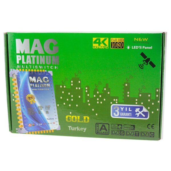10*8 SONLU UYDU SANTRALİ MAG PLATINUM (K0) - Görsel 2