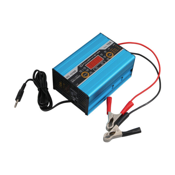 12-24 VOLT MAX 10 AMPER DİGİTAL EKRANLI AKILLI AKÜ ŞARJ CİHAZI (K0) - Görsel 3