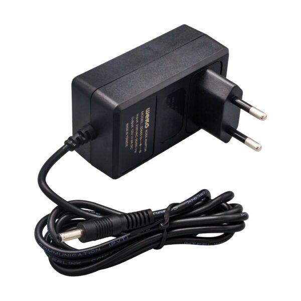 12 VOLT - 2 AMPER 2.5*0.7 UÇLU YERLİ ÜRETİM PLASTİK KASA PRİZ TİPİ ADAPTÖR (K0)