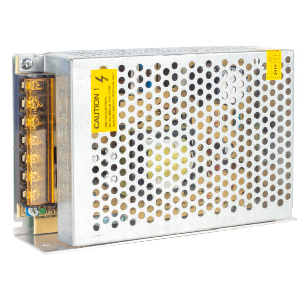 12 VOLT - 8.5 AMPER - 100 WATT METAL KASA ADAPTÖR (16X9.7X4) (81) (K0) - Görsel 3