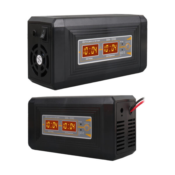 12 VOLT - 10 AMPER DİGİTAL EKRANLI AKILLI AKÜ ŞARJ CİHAZI (K0) - Görsel 2