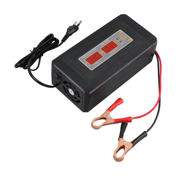 12 VOLT - 10 AMPER DİGİTAL EKRANLI AKILLI AKÜ ŞARJ CİHAZI (K0) - Görsel 3