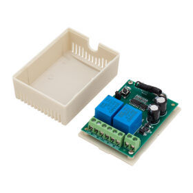 12 VOLT 433 MHZ 2 KANALLI ALICI VERİCİ GARAJ KUMANDASI DEVRESİ (K0)