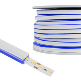 12 VOLT 6X12MM MAVİ NEON LED 50 METRE (K0)