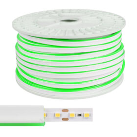 12 VOLT 6X12MM YEŞİL NEON LED 50 METRE (K0)