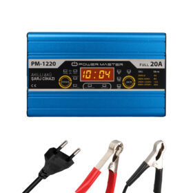12 VOLT MAX 20 AMPER LCD EKRANLI AKÜ ŞARJ CİHAZI (K0)