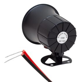 12 VOLT TEK SESLİ SİREN HORN HOPARLÖR (K0)
