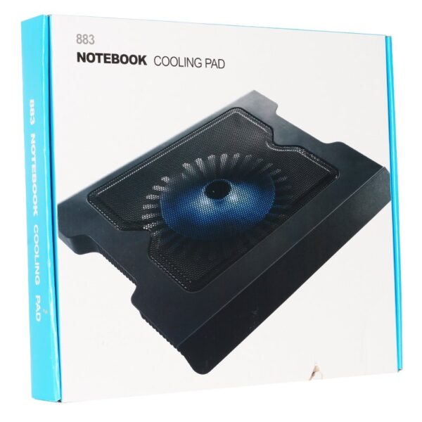 120MM TEK FANLI IŞIKLI NOTEBOOK SOĞUTUCU (1500RPM) (K0) - Görsel 3