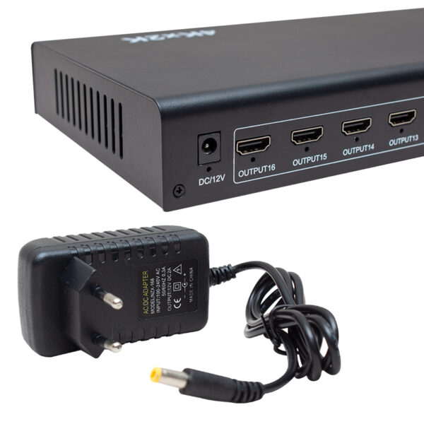 16 PORT 1080P 4KX2K 3D 16 PORT HDMI SPLITTER DAĞITICI (K0) - Görsel 2