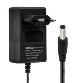 16 VOLT - 2 AMPER 5.5*2.5 UÇLU YERLİ ÜRETİM POWER JACKLI SANTRAL ADAPTÖRÜ (K0)