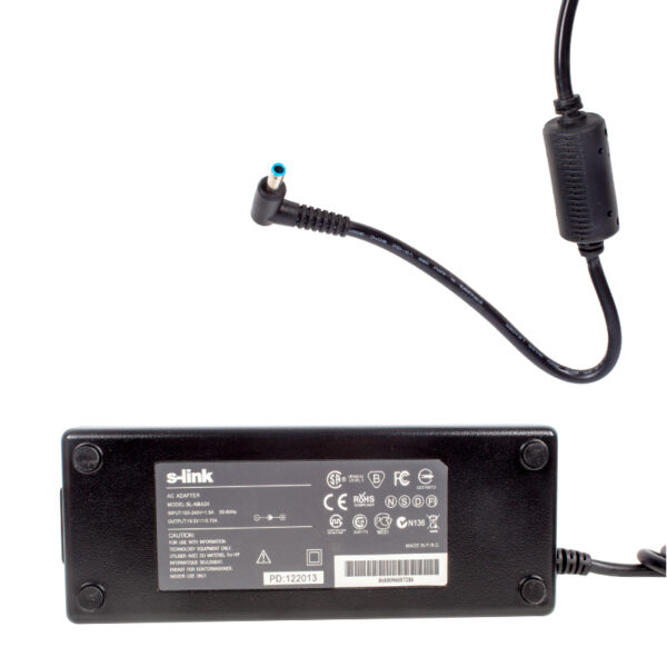 18.5 VOLT - 6.5 AMPER - 120 WATT 4.5*3.0 UÇLU HP NOTEBOOK ADAPTÖR (K0) - Görsel 2