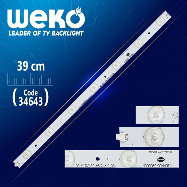 180-W00-390000H IC-B-HWT39D060L - 39 CM 7 LEDLİ - (WK-114) (K0)