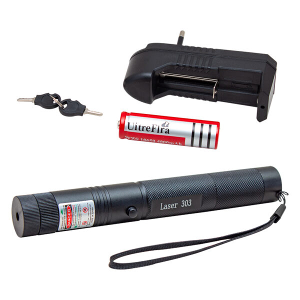 18650 PİLLİ ŞARJLI YEŞİL LAZER (K0)