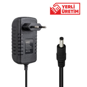 19.75 VOLT - 1 AMPER 4.0*1.35 UÇLU YERLİ ÜRETİM PLASTİK KASA PRİZ TİPİ ADAPTÖR (K0)