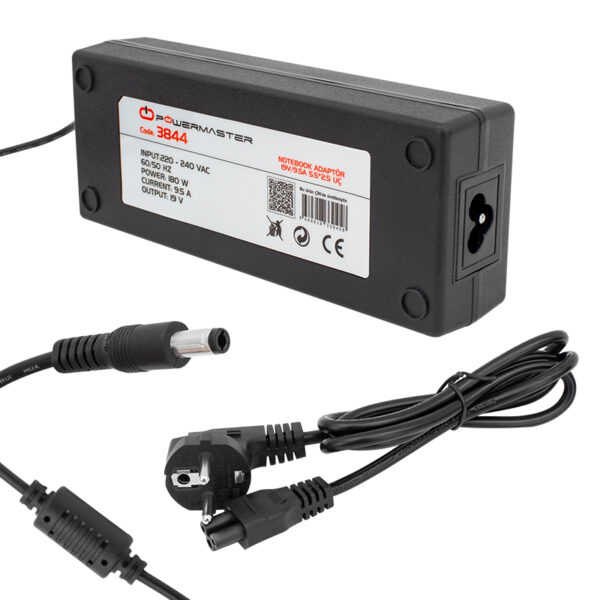19 VOLT - 9.5 AMPER 5.5*2.5 UÇLU NOTEBOOK ADAPTÖR (K0)